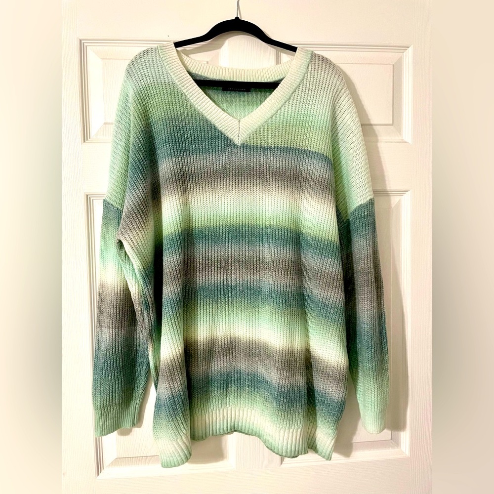 Green Ombré Sweater